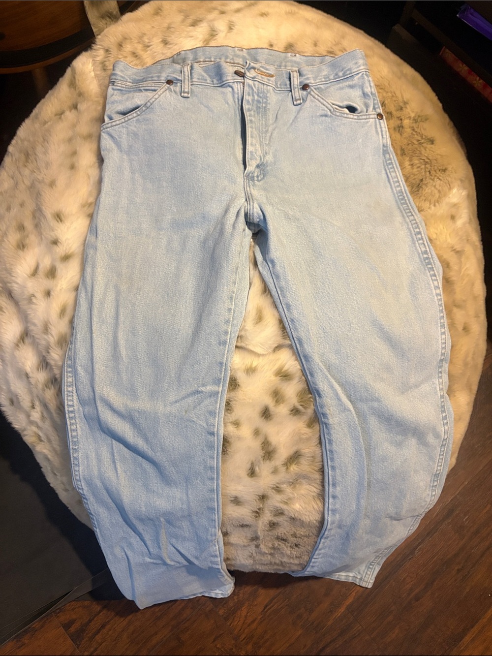 Wrangler Light Blue Straight Jeans